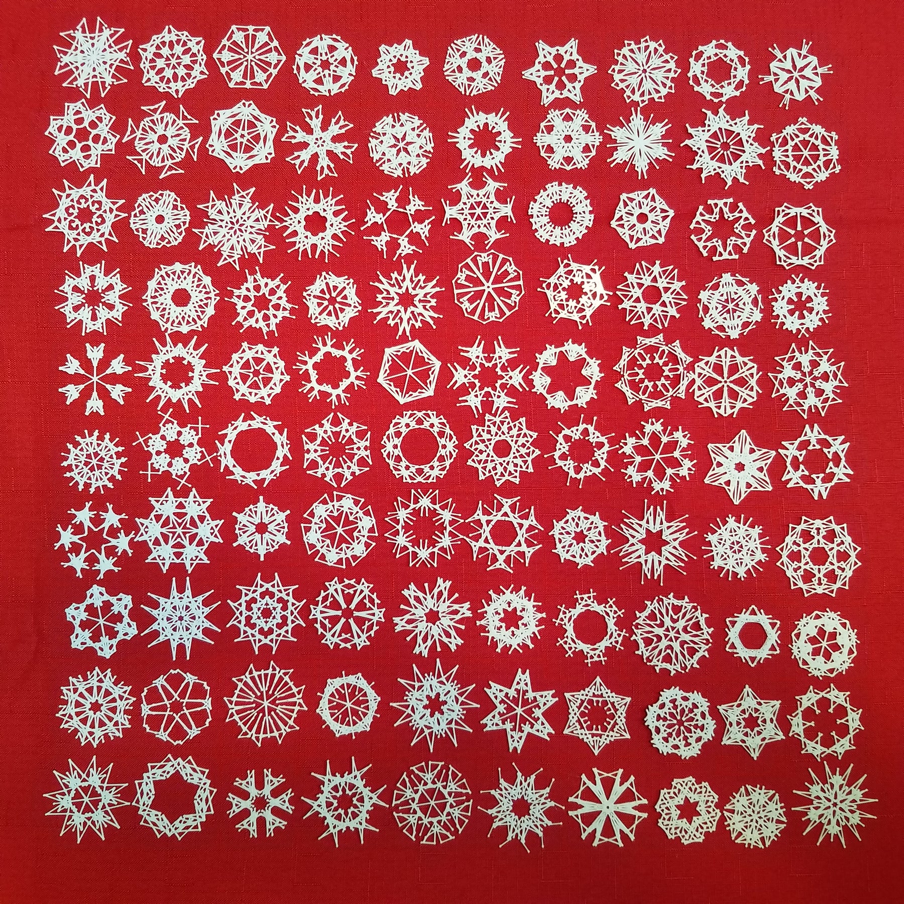 100 Snowflakes