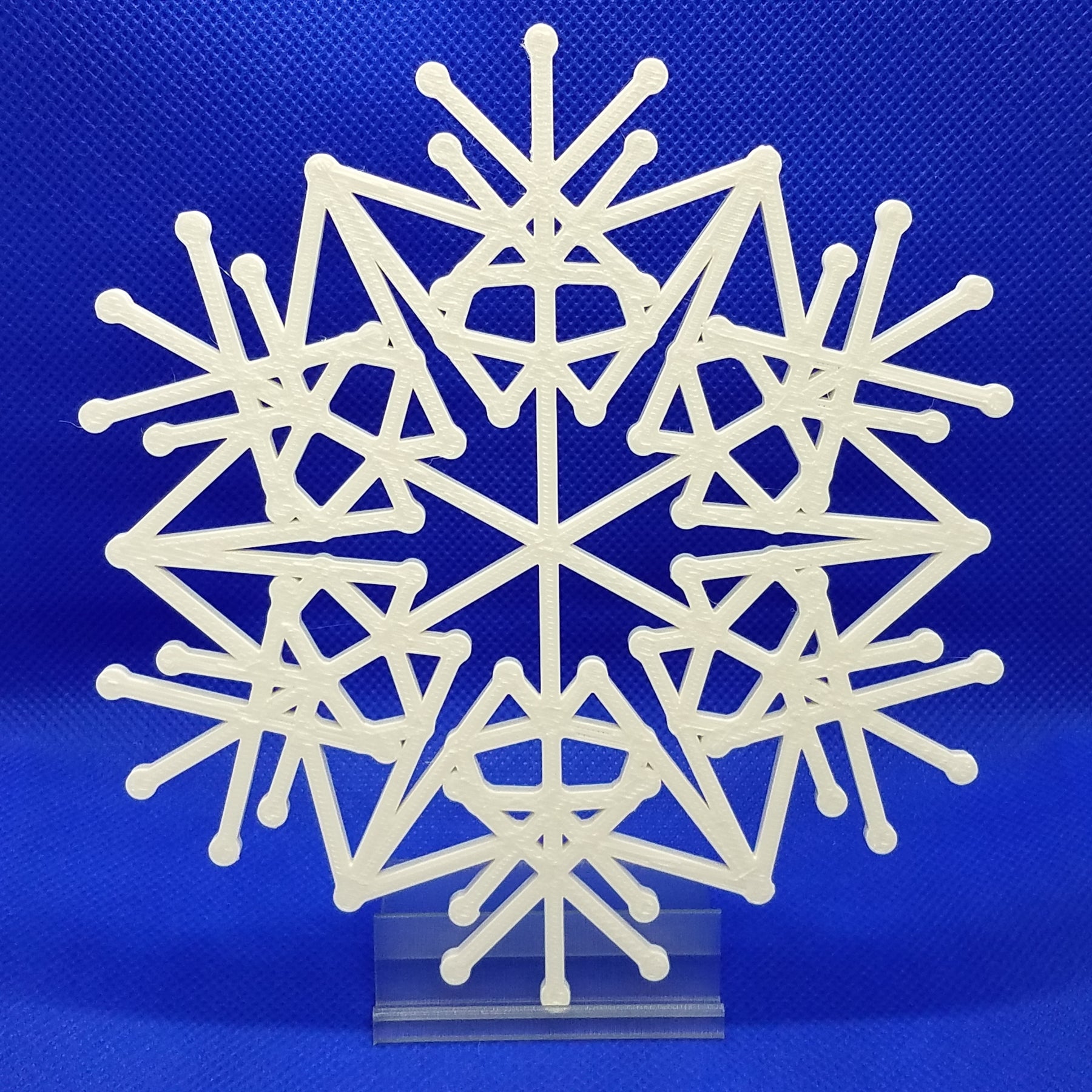Large Snowflakes With Stands
