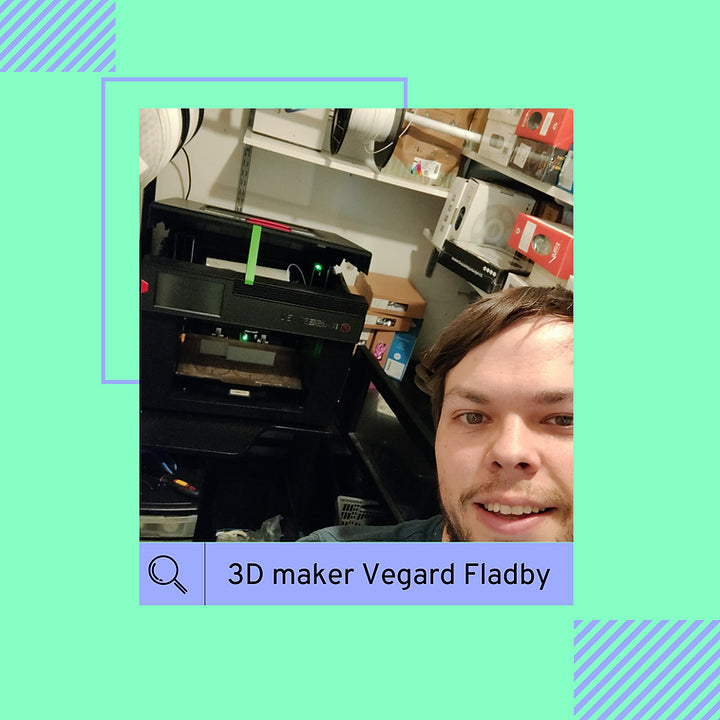 Joining the global network of 3D makers. An interview with Vegard Fladby