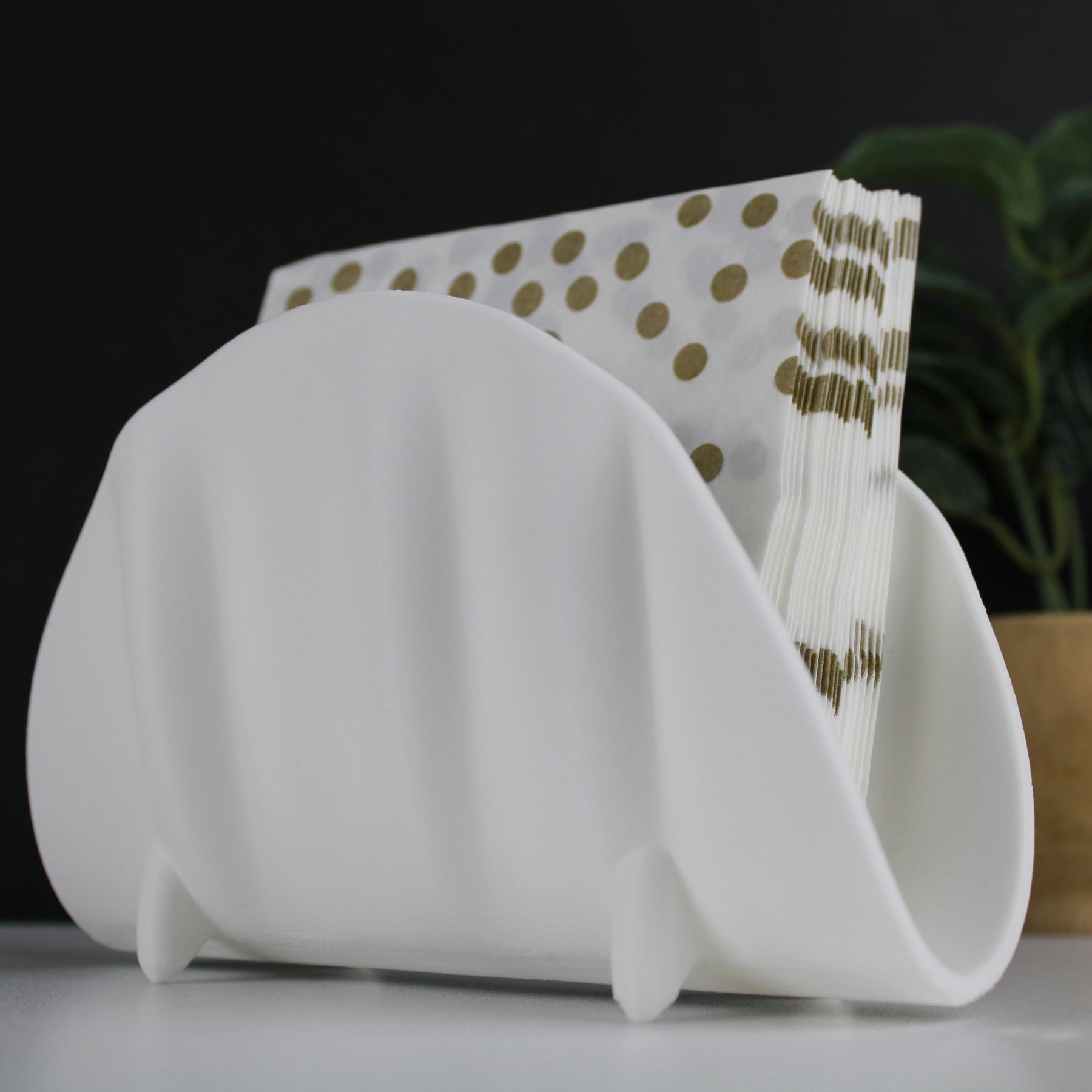 Decorative Folded Napkin Basket