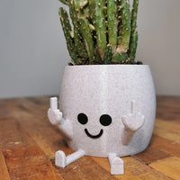 Middle Finger Happy Pot