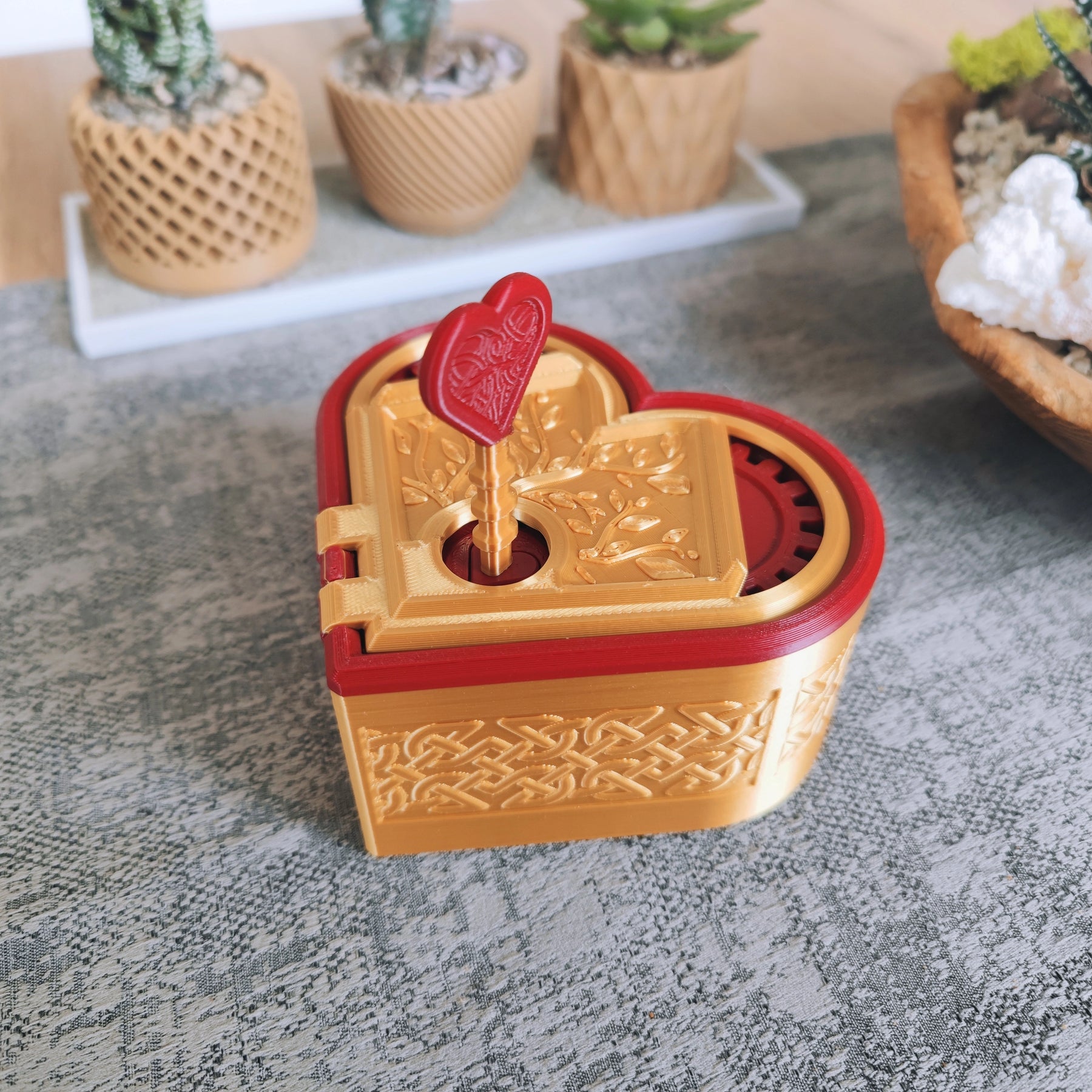 Geared Heart Gift Box