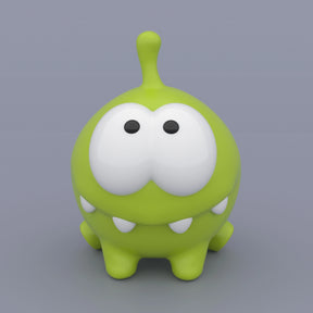 Om Nom - Cut The Rope series - 10cm