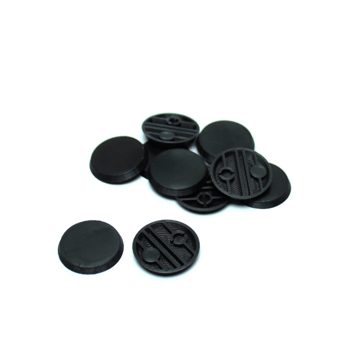 Round Bases for Miniatures Ø25mm - Magnet Holder