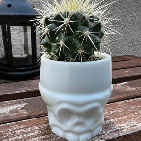 Stylized Skull Pot - Basic