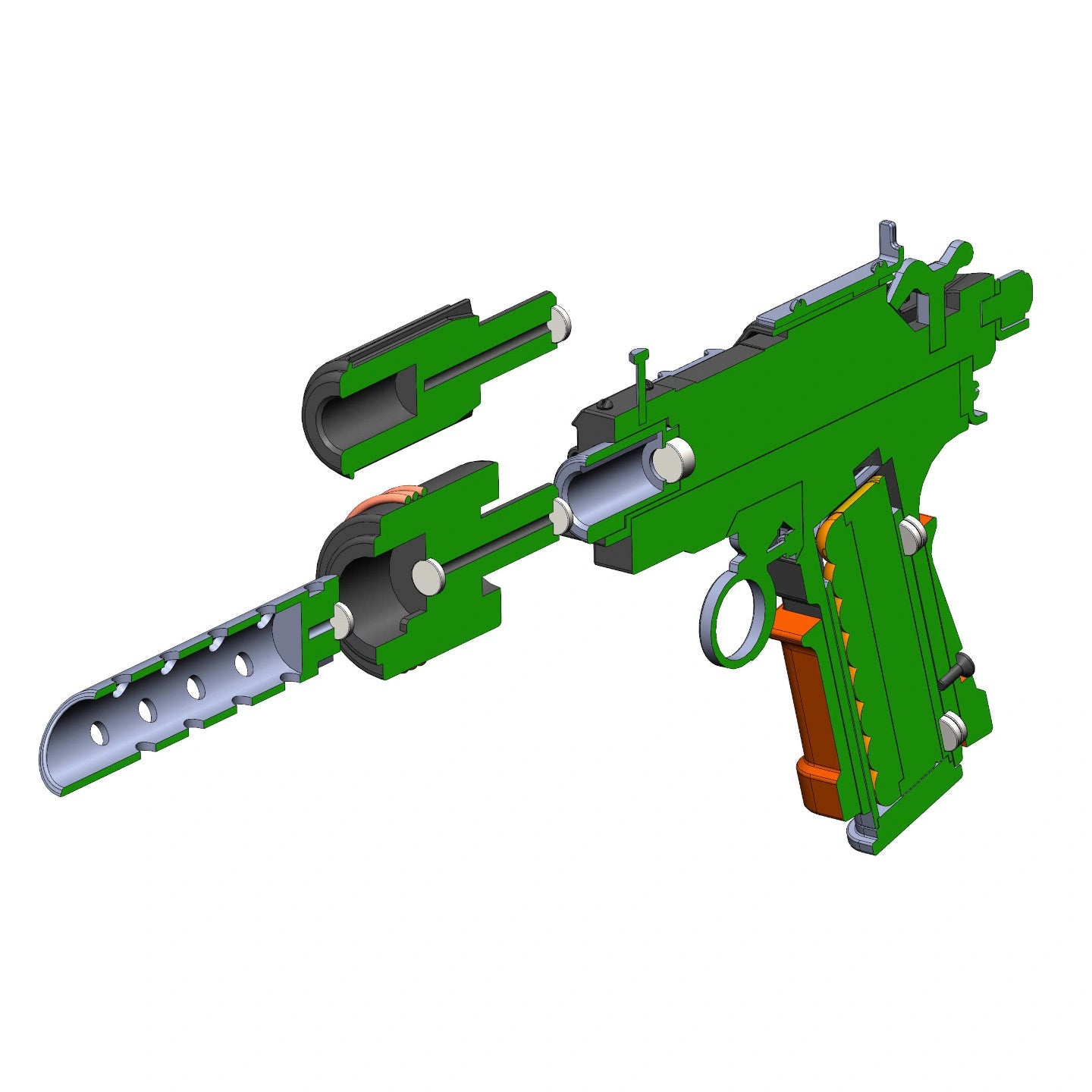 ABSATZ-2 - Atomic Heart - Only Gun - No Mods KIT - Color Version