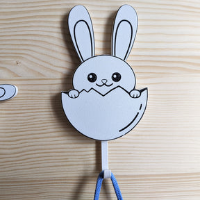 Bunny Key Holder Movable Ears Size L | Towel holder  |  Key Hanger  |  Towel Hanger