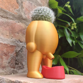 Peeing Baby Succulent Vase