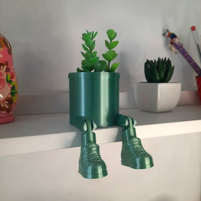 Planter With Shoes