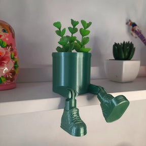 Planter With Shoes