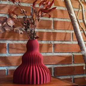 Red Velvet Vase
