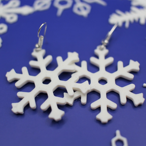 Snowflake earrings - DIY project, pack of 20