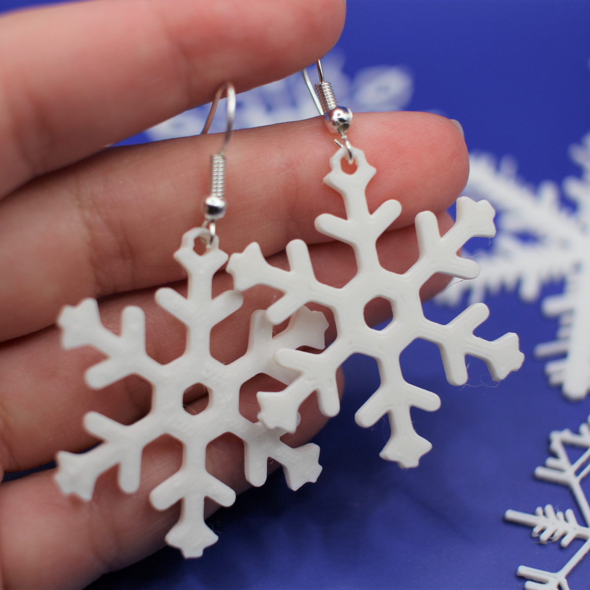 Snowflake earrings - DIY project, pack of 20