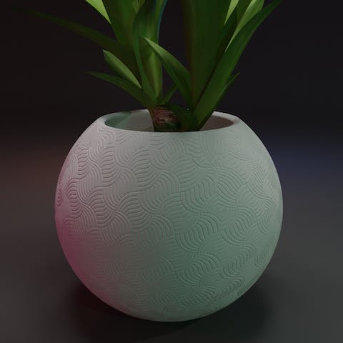 Sphere Flower Pot